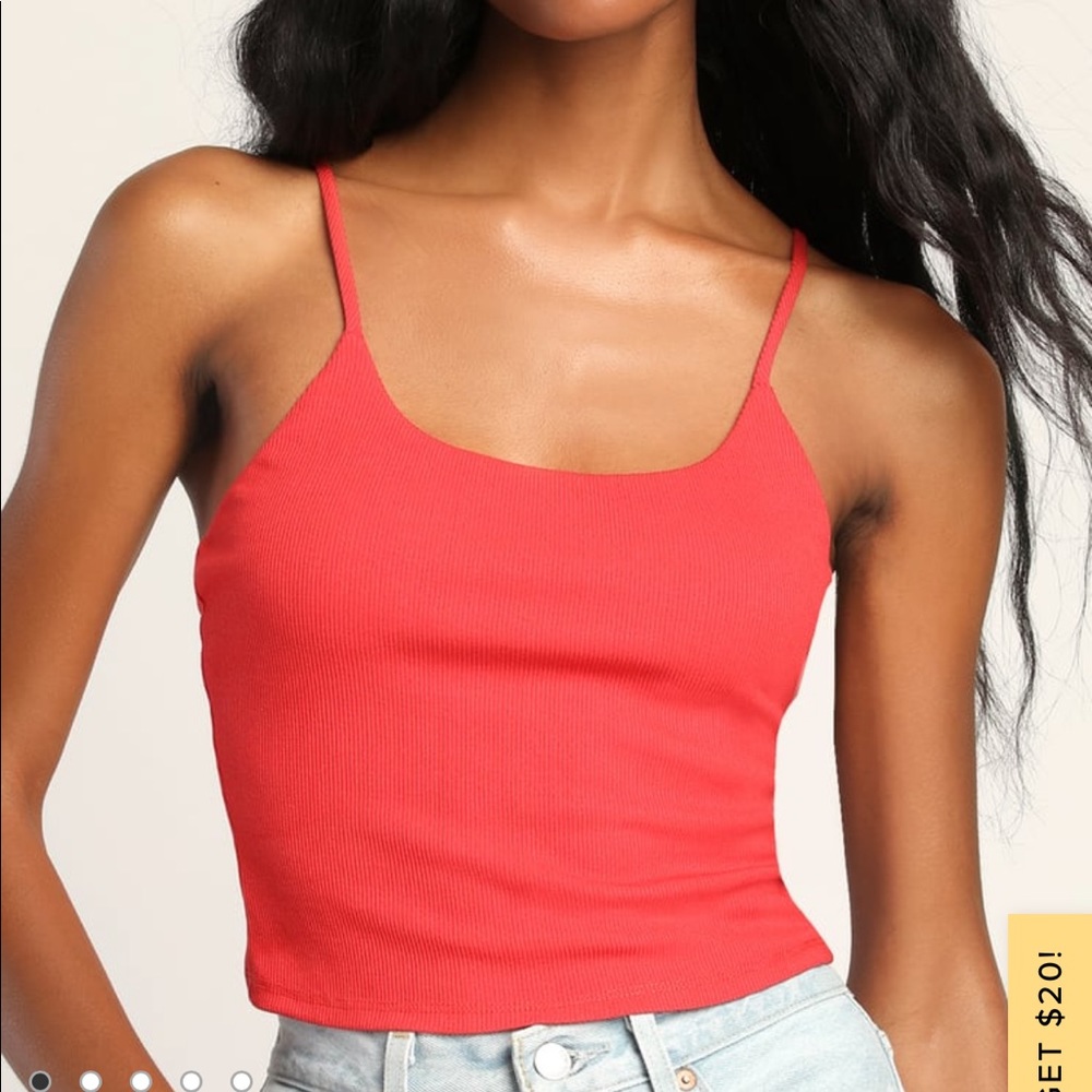 💋❤️Lulu’s Try Something New Ribbed Cami❤️💋